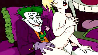 Joker and Harley Quinn hentai parody