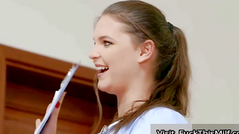 Nurse Taylee Wood Milks Sam Dry For Cash