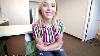 Passionate Blondie Sucks & F*cks Her Way To Orgasm - Exclusive Interview with Pornstar