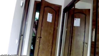 Step-Sister Rented a Room in a Hotel with One Bed...