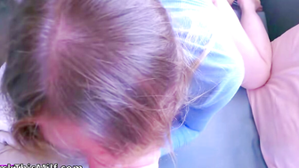 Step-Sister Breanne Benson Gets Deep Throat and Swallows