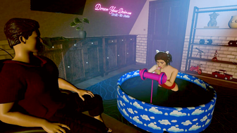 Our First VR Meeting: Romantic Neighbor Pool Scene