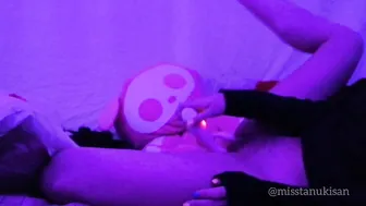Cum for me Daddy Amateur Turned On 18 Yo Pounded Huge Pink Toy Shaking Orgams Red Cunt