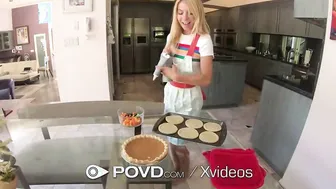 POVD Thanksgiving Cummed Party With Kenzie Reeves