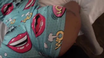 Stacy the Bandit Gets Quickie with big black dick inside Overalls