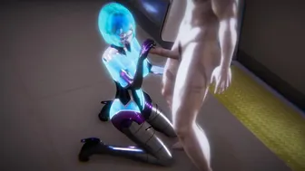 Cyberpunk - Sex with Holographic Women - 3D Porn