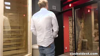 Cuckold Bondage into the Dungeon