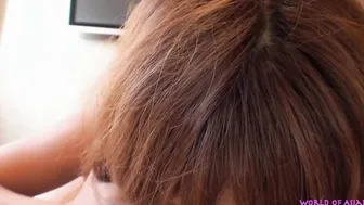 Freaky asia bitch suck rough penis into pov style
