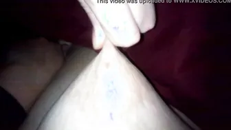 Rough Nipple Pulling and Tit Punching Napping Ex-Wifes Huge Saggy Tit