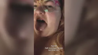 SSBBW Crystal Slaps With Toy