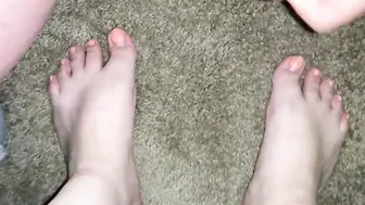 Nice POV cummed over amateur hispanic whores Beauty toes