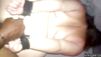PAWG Slave Cuffed for Hardcore BBC Anal