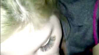Her First Webcam Blowjob Experience