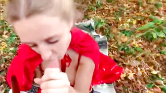 Fremder erwischt und fickt mich im Wald