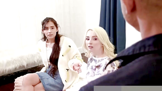 Lexi Lore's Stepdad Scott Nails Calms Her Annoyed Best Friend