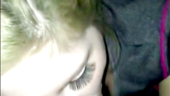 Her First Webcam Blowjob Experience