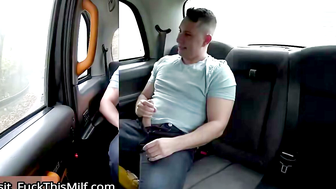 Busty Abigail Mac's Natural Boobs Fall Out in Fake Taxi