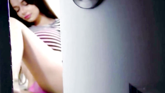 POV: Spying on StepSis Rubbing Leads to Virtual Sex and Cumshot