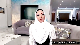 Hijab Girl Riko Misaki Swallows Cum In Amateur POV