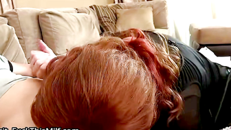 Brooklyn Lee's Boss Seduces the Busty Redhead Maid
