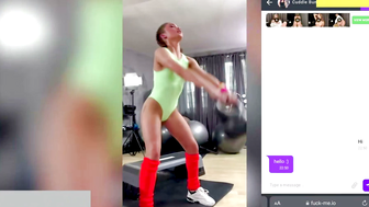Fitness Influencer Emily Takes a Big Dick in the Gym