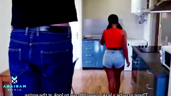 Amateur POV: Air Tech Gets Filled With Cum