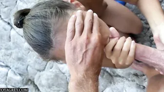 Outside Beach Oral Sex a lot of Sloppy Deeply Oral Sex