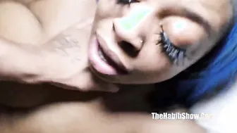 fine redboned bigniemoneyy loves her some amazing BBC jay banga