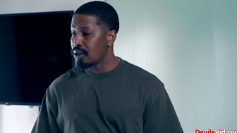 Petite Blonde Stepdaughter Nicole Nichols Gets Pounded by Black Stepdad Isiah Maxwell