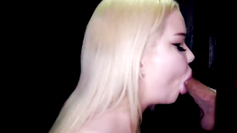 Luna Delivers A Deep Throat Blowjob And Swallows Cum