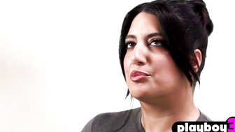 Sexy big tits Sarah Arabic sensual solo session just for us and Playboy