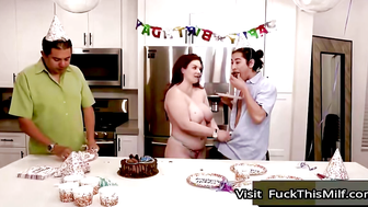 Big Assed Busty Step Mom Emmy Demure Serves Her Juicy Twat To Her Birthday Boy 3