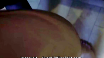 Busty BBW Teacher Gets Anal Creampie