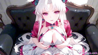 Carlotta's Busty Anime Cosplay Casting & Rough Anal Debut (AI Hentai)