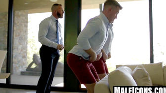 Adam Gray Gets Rewarded with Double Anal Action from Nick Fitt and Michael Boston