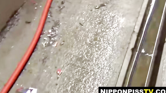 Japanese Outdoor Piss Fetish Close-Up