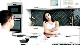 Busty Stepsister Seduces Nerd Stepbro