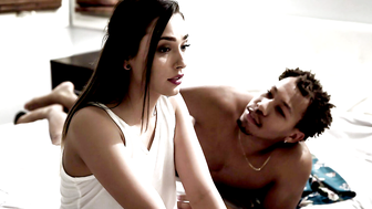 Petite Blonde Teen Gets Seduced by Her Stepdad's Big Dick