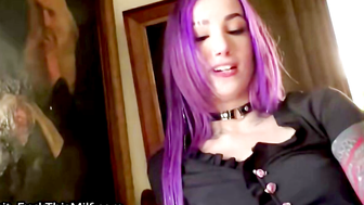 Goth Teen Squirts on Stepbrother's Cock - Valerica Steele & Alex Adams