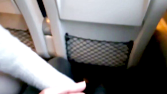 Train POV: Teen Slut Swallows Cum