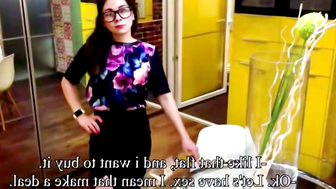 Lustful Realtor Wanted to Sell the Apartment and Fuck