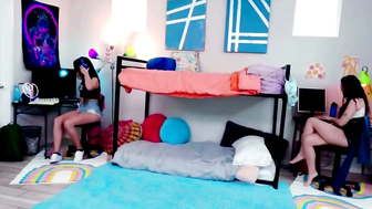 Sneaky College Dorm Hookup With Huge Cock