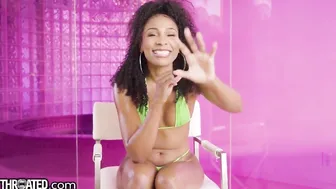 The Stunning African Olivia Jay Blows Dick Like No 1 Else -