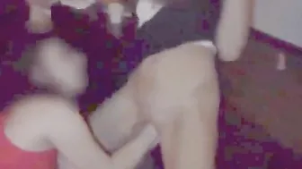 Perfect Lesbo Double Fisting Both Hands Into Beautiful chick
