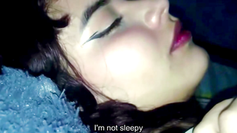 Am very restless and I want to fuck my horny stepsister who is lying down POV 22