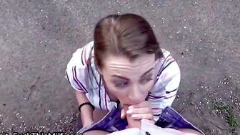 Public Agent Josephine Jackson exposes her big boobs and fucks 14