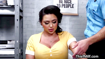 This Thick Ass and Tits MILF Gets Cocked for Stealing Supplies