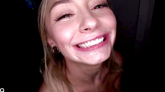 Chloe Temple Swallows at the Glory Hole