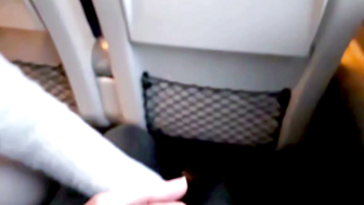 I pull out my dick in front of the slut in the train.1