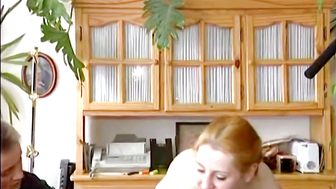 Busty Redhead Dildo Casting